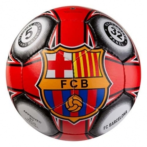 М'яч футбольний Grippy G-14 FC Barca 3, червоний/чорний.